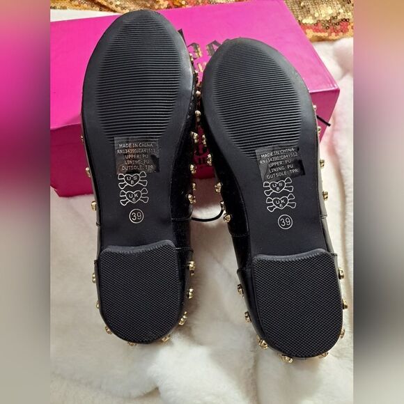 NIB Abbey Dawn Tough Crowd Oxford BLACK - Picture 9 of 9